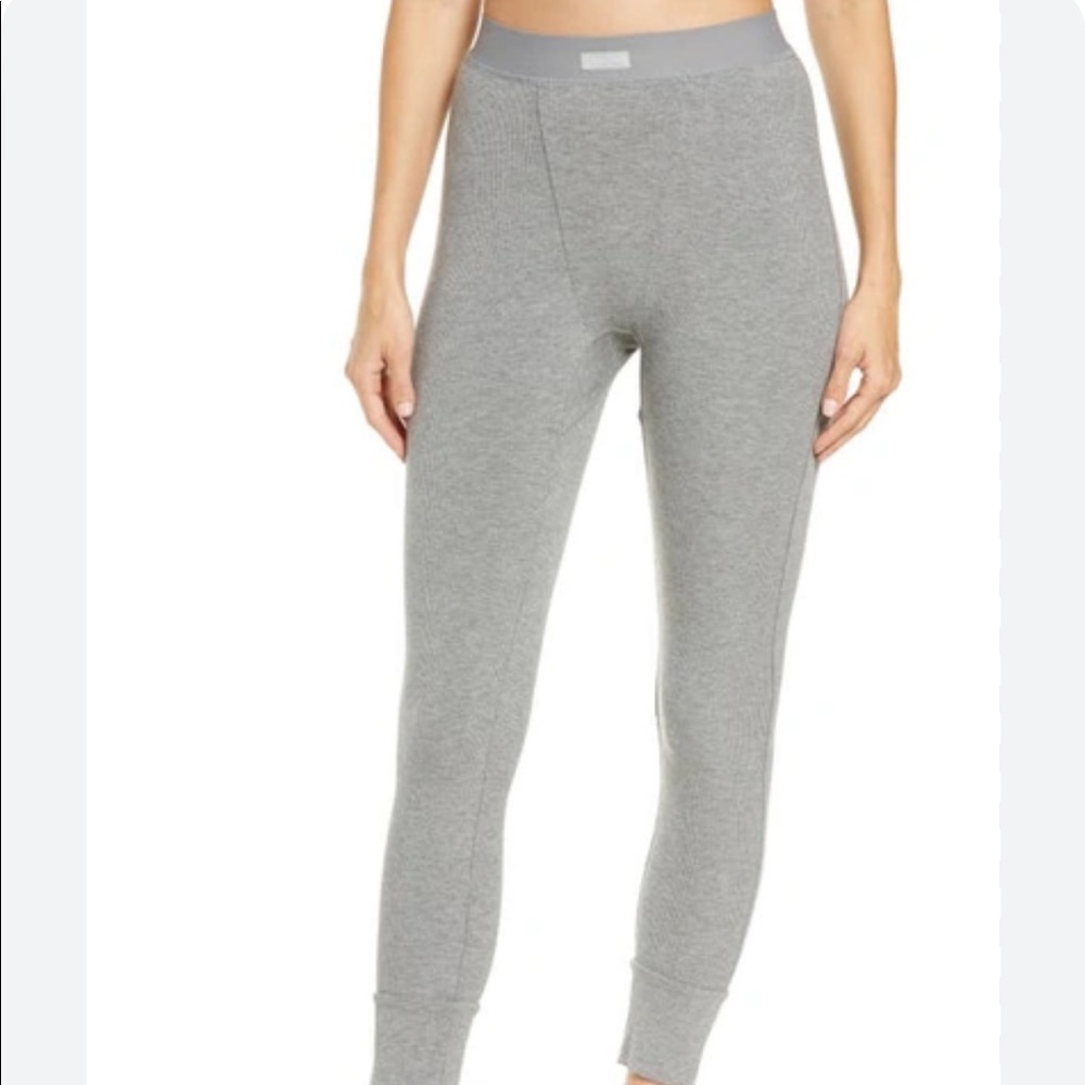 Skims Soft Rib Leggings Grey